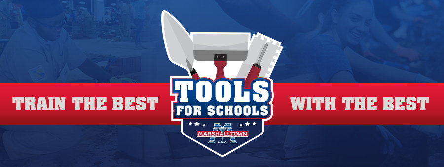 MARSHALLTOWN Tools for Schools - Train the best, with the best.